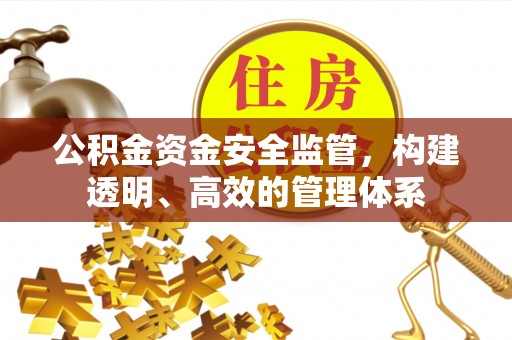 尉氏公积金资金安全监管，构建透明、高效的管理体系